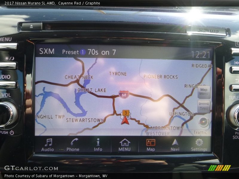 Cayenne Red / Graphite 2017 Nissan Murano SL AWD