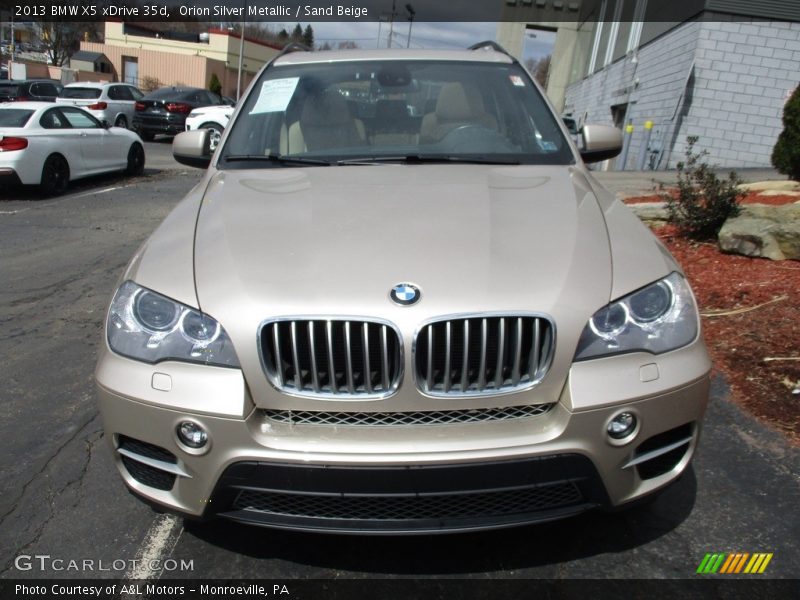 Orion Silver Metallic / Sand Beige 2013 BMW X5 xDrive 35d