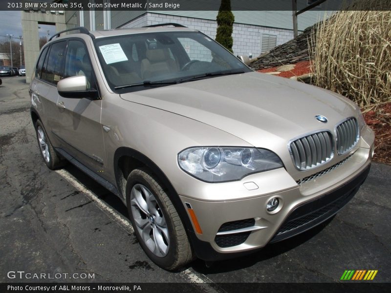 Orion Silver Metallic / Sand Beige 2013 BMW X5 xDrive 35d