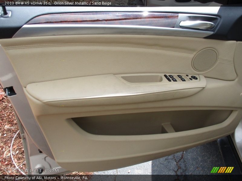 Orion Silver Metallic / Sand Beige 2013 BMW X5 xDrive 35d