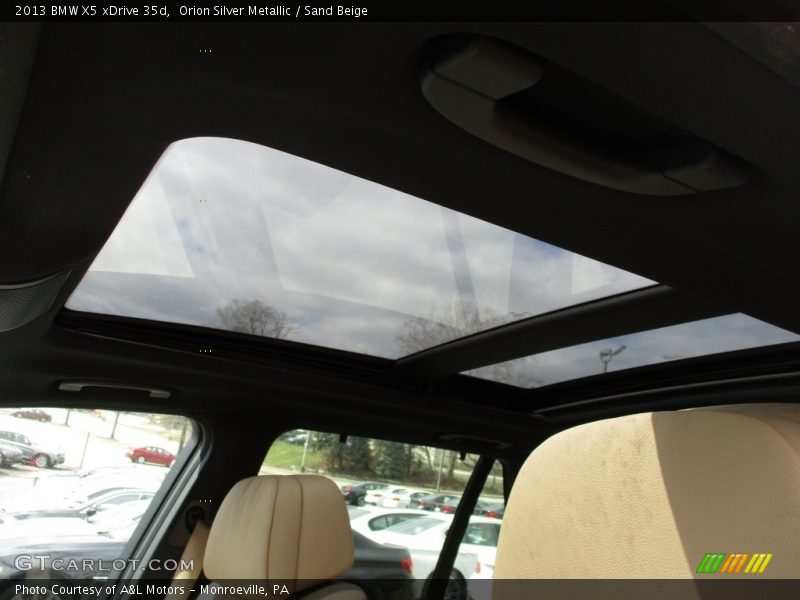 Orion Silver Metallic / Sand Beige 2013 BMW X5 xDrive 35d