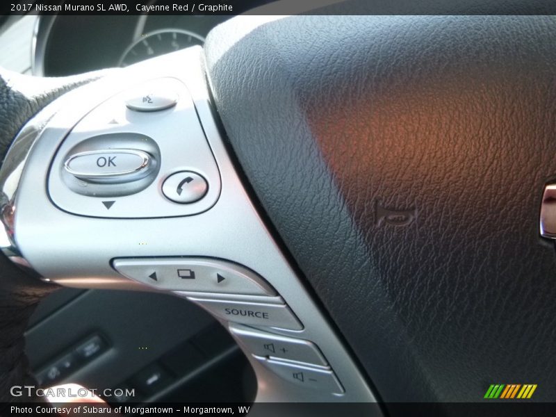 Cayenne Red / Graphite 2017 Nissan Murano SL AWD