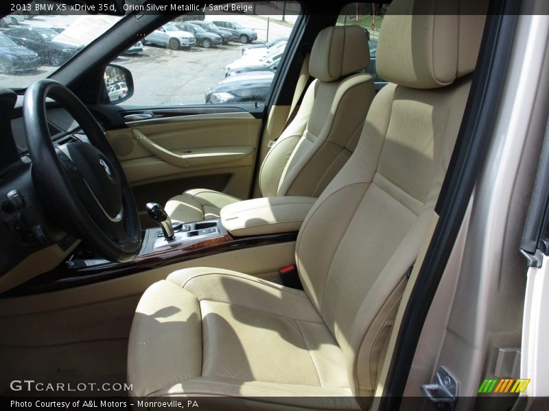 Orion Silver Metallic / Sand Beige 2013 BMW X5 xDrive 35d