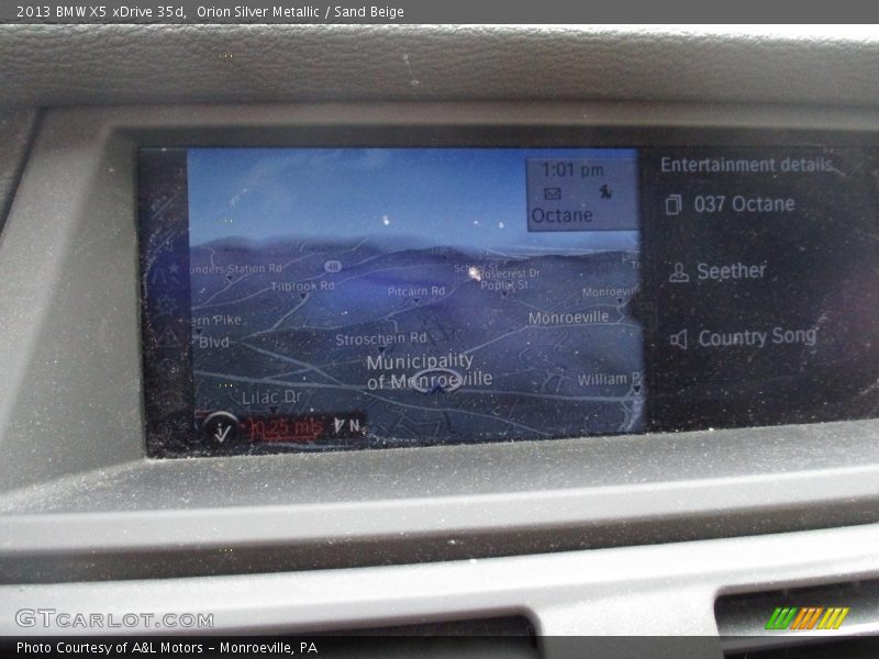 Orion Silver Metallic / Sand Beige 2013 BMW X5 xDrive 35d