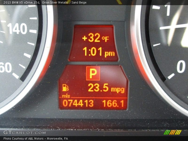 Orion Silver Metallic / Sand Beige 2013 BMW X5 xDrive 35d