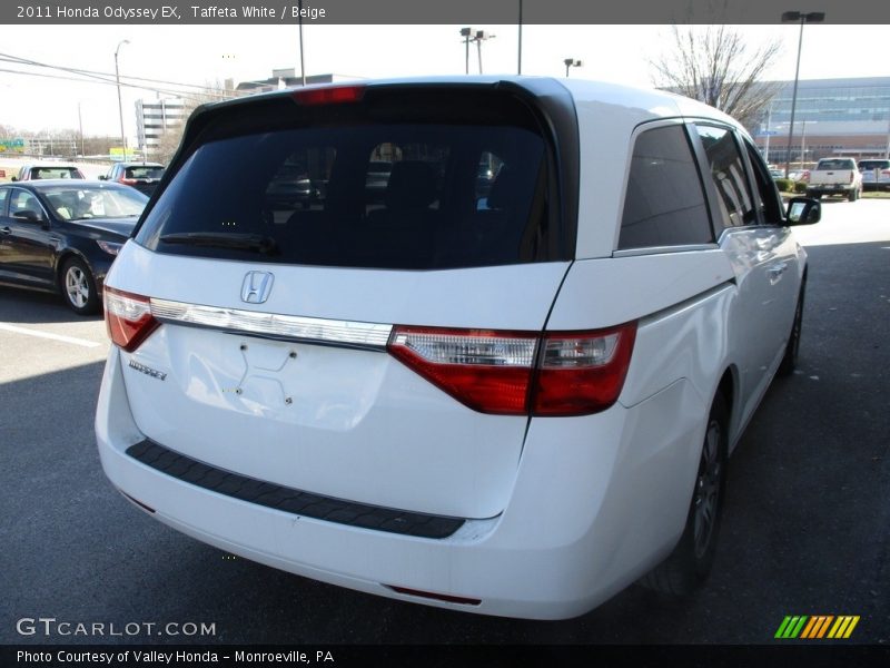 Taffeta White / Beige 2011 Honda Odyssey EX