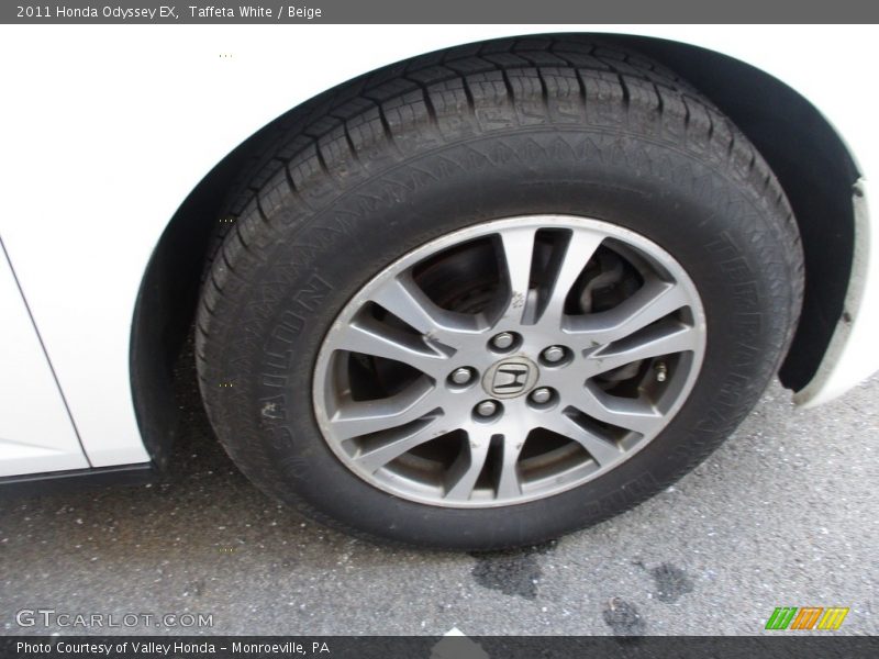 Taffeta White / Beige 2011 Honda Odyssey EX