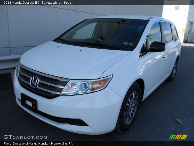 Taffeta White / Beige 2011 Honda Odyssey EX