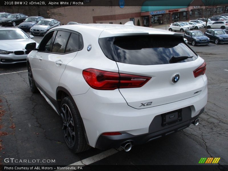 Alpine White / Mocha 2018 BMW X2 xDrive28i