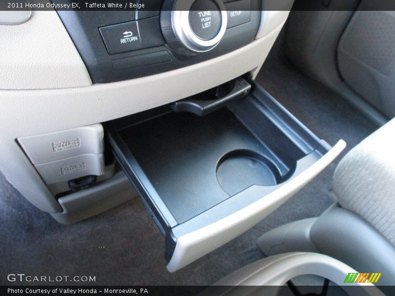 Taffeta White / Beige 2011 Honda Odyssey EX
