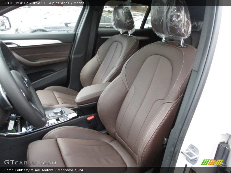Front Seat of 2018 X2 xDrive28i