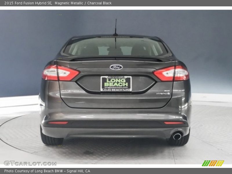 Magnetic Metallic / Charcoal Black 2015 Ford Fusion Hybrid SE