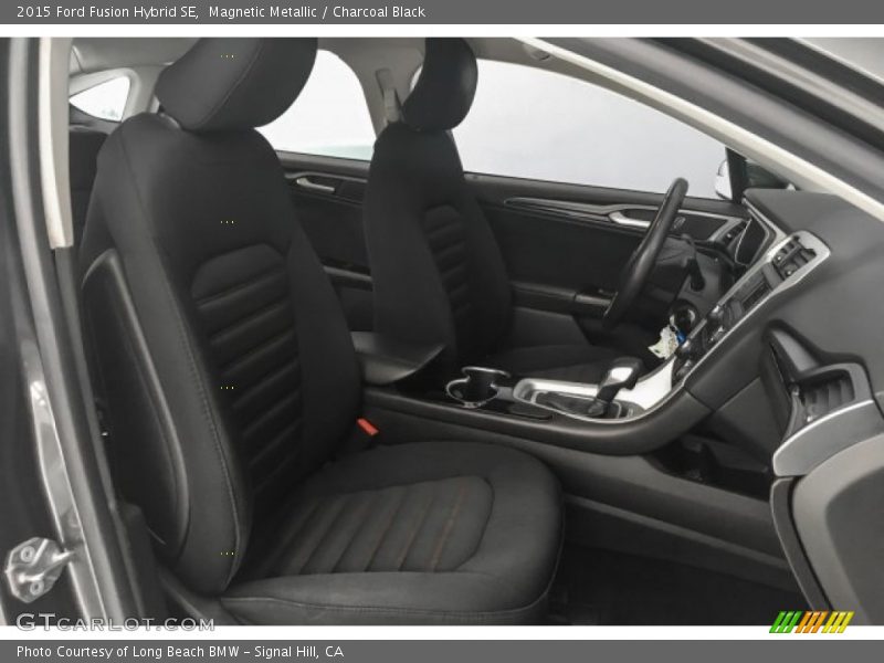 Magnetic Metallic / Charcoal Black 2015 Ford Fusion Hybrid SE