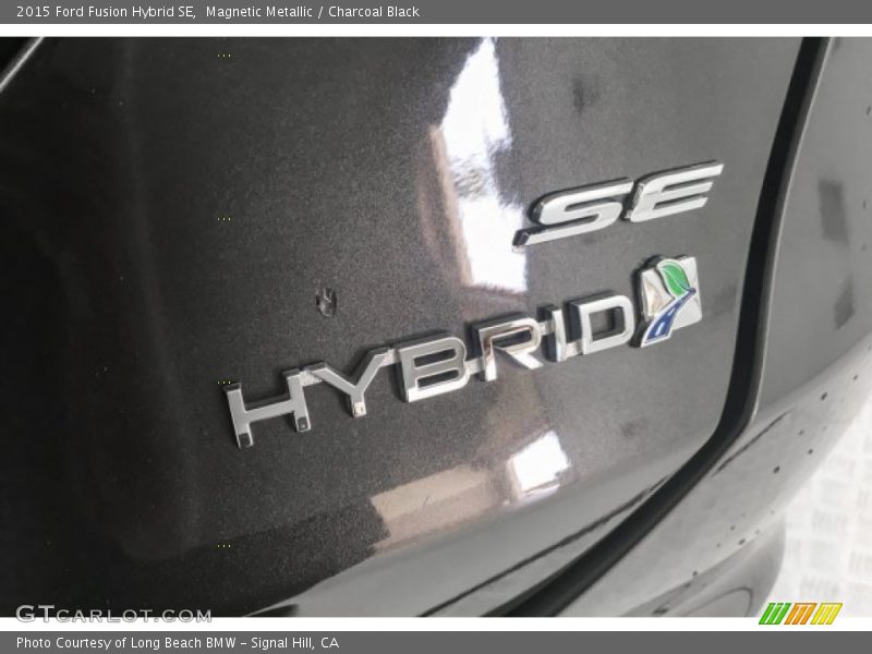Magnetic Metallic / Charcoal Black 2015 Ford Fusion Hybrid SE