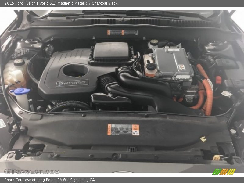 Magnetic Metallic / Charcoal Black 2015 Ford Fusion Hybrid SE