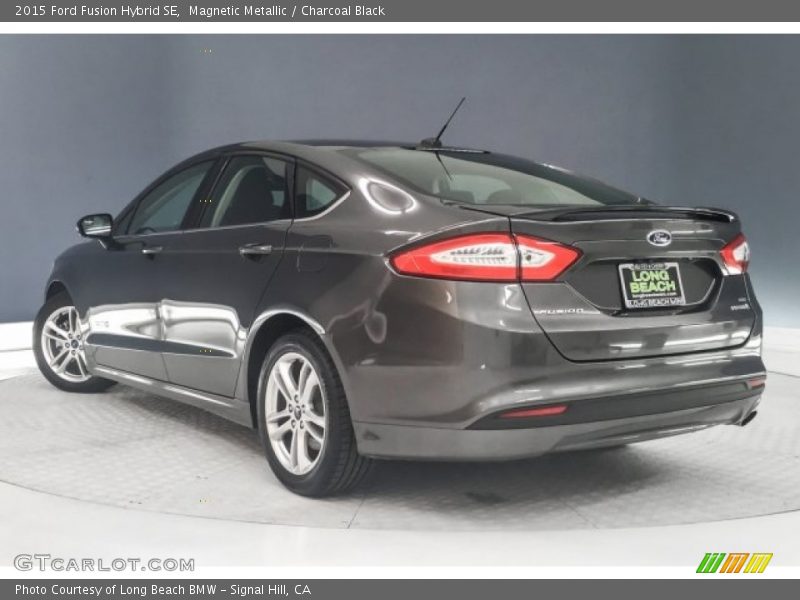 Magnetic Metallic / Charcoal Black 2015 Ford Fusion Hybrid SE