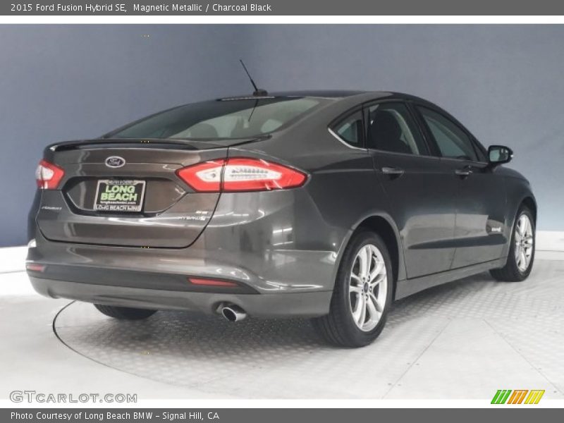 Magnetic Metallic / Charcoal Black 2015 Ford Fusion Hybrid SE