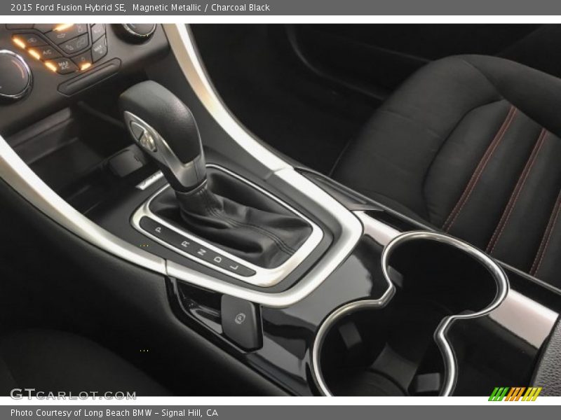 Magnetic Metallic / Charcoal Black 2015 Ford Fusion Hybrid SE