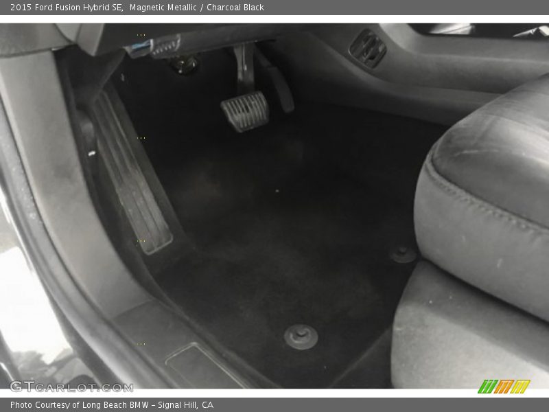 Magnetic Metallic / Charcoal Black 2015 Ford Fusion Hybrid SE