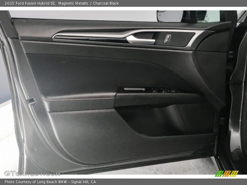Magnetic Metallic / Charcoal Black 2015 Ford Fusion Hybrid SE