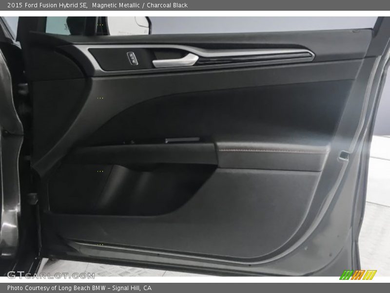 Magnetic Metallic / Charcoal Black 2015 Ford Fusion Hybrid SE