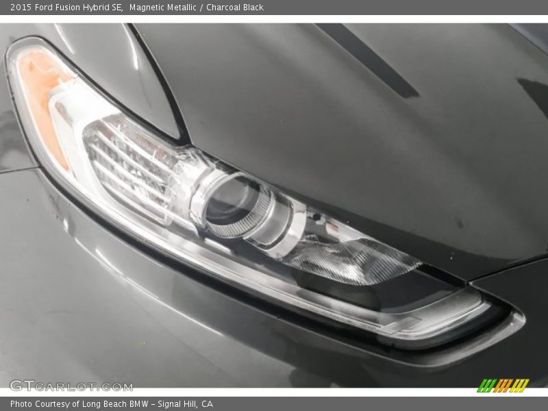 Magnetic Metallic / Charcoal Black 2015 Ford Fusion Hybrid SE