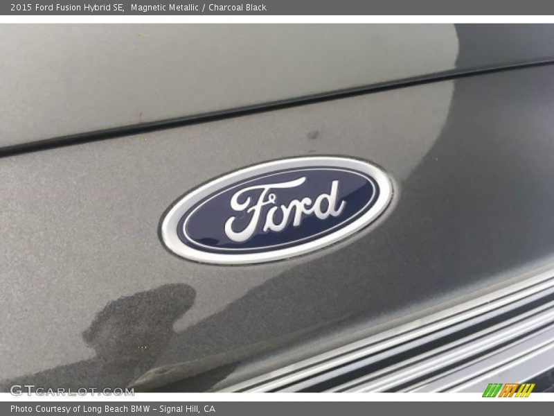 Magnetic Metallic / Charcoal Black 2015 Ford Fusion Hybrid SE