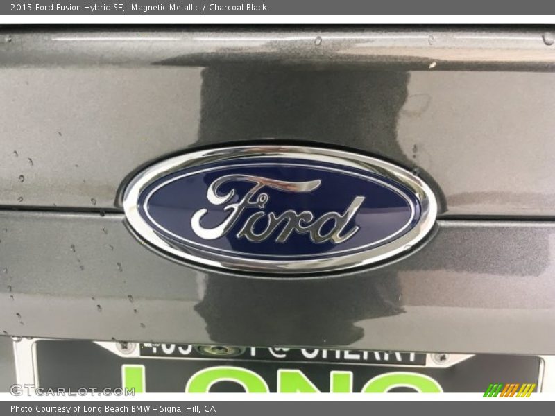Magnetic Metallic / Charcoal Black 2015 Ford Fusion Hybrid SE