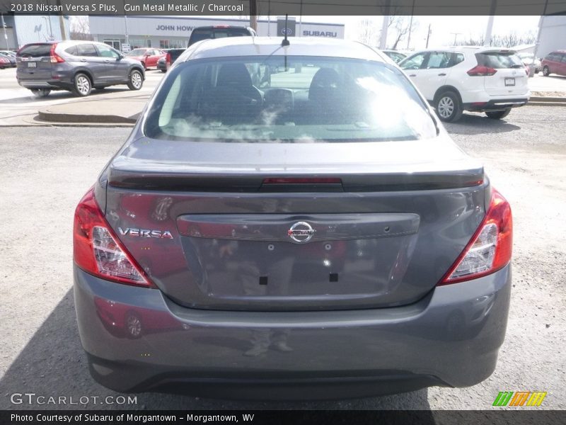 Gun Metal Metallic / Charcoal 2018 Nissan Versa S Plus