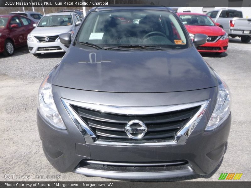 Gun Metal Metallic / Charcoal 2018 Nissan Versa S Plus