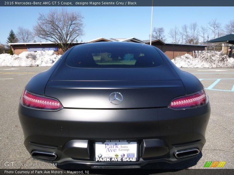 designo Magno Selenite Grey / Black 2016 Mercedes-Benz AMG GT S Coupe