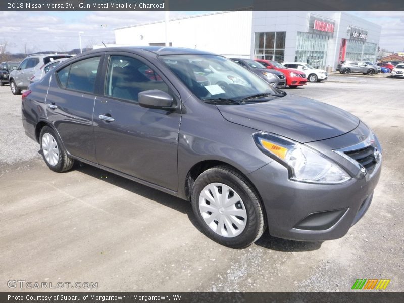Gun Metal Metallic / Charcoal 2018 Nissan Versa SV