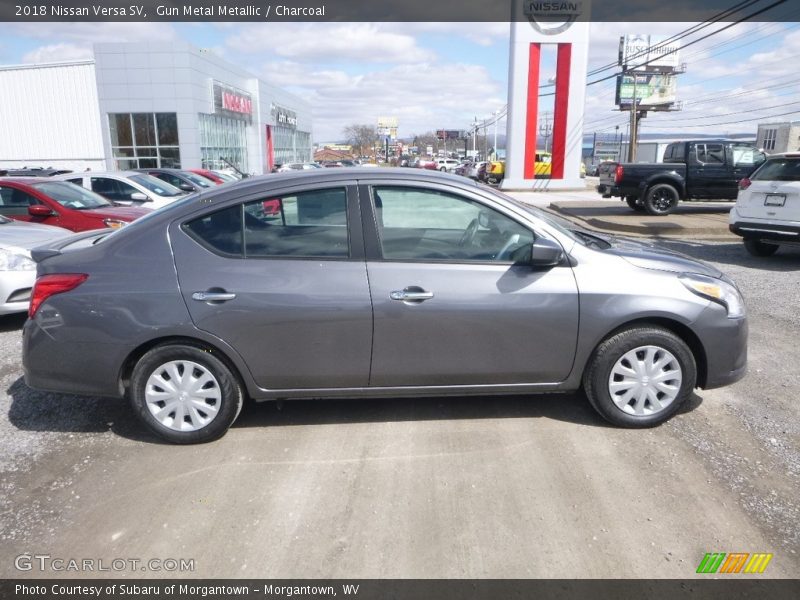 Gun Metal Metallic / Charcoal 2018 Nissan Versa SV