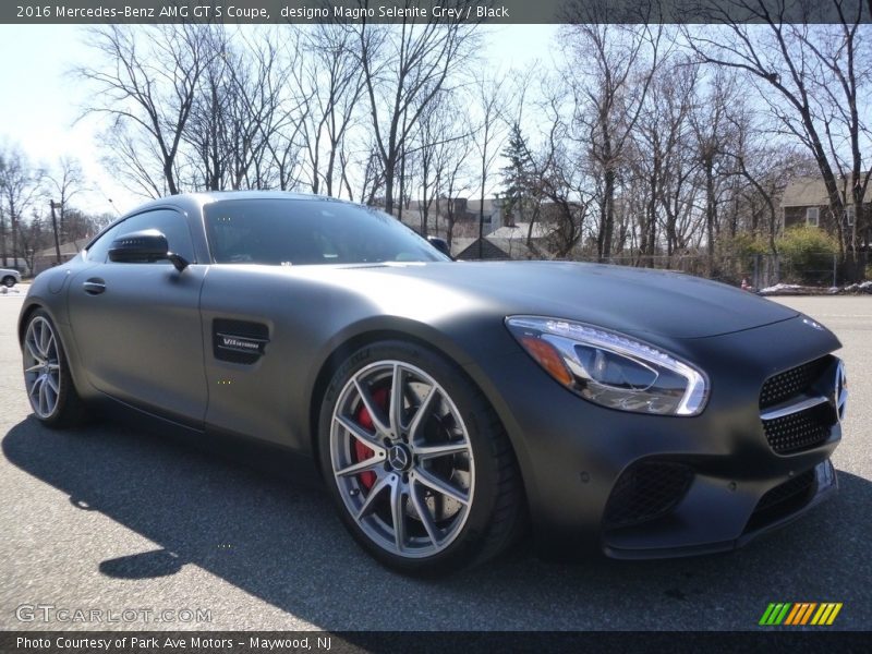 designo Magno Selenite Grey / Black 2016 Mercedes-Benz AMG GT S Coupe