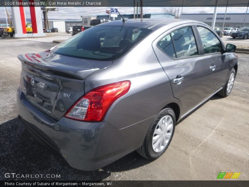Gun Metal Metallic / Charcoal 2018 Nissan Versa SV