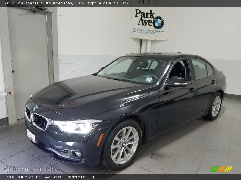 Black Sapphire Metallic / Black 2018 BMW 3 Series 320i xDrive Sedan