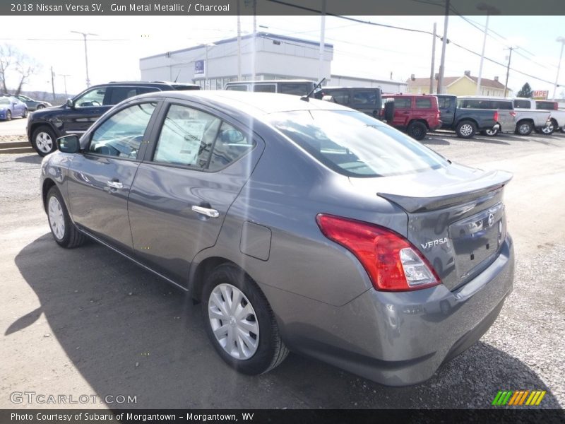 Gun Metal Metallic / Charcoal 2018 Nissan Versa SV