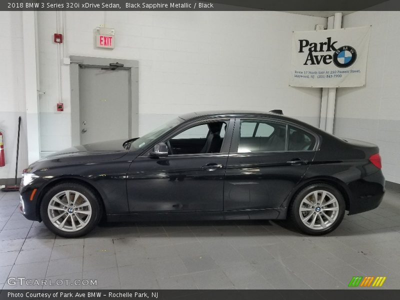 Black Sapphire Metallic / Black 2018 BMW 3 Series 320i xDrive Sedan