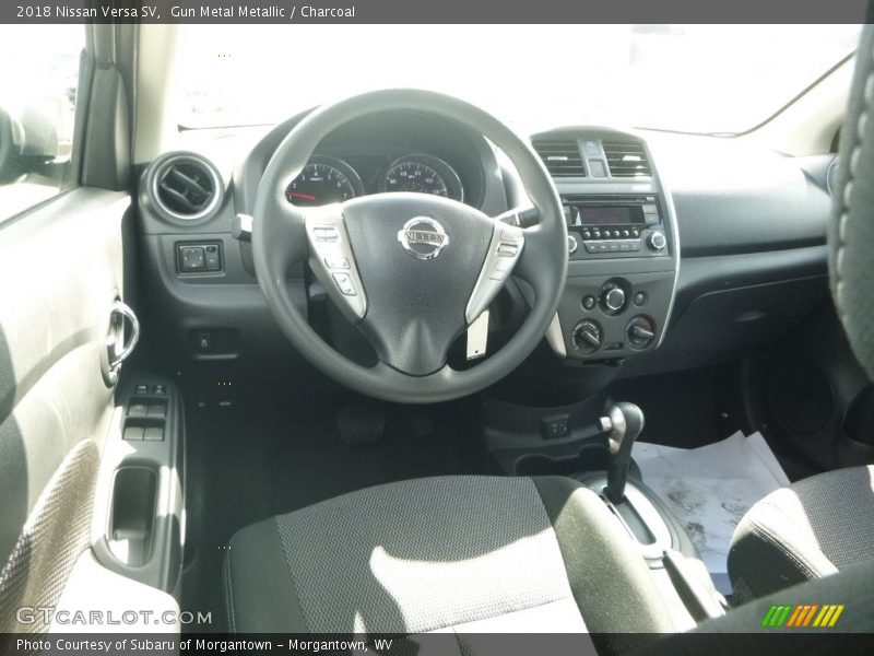 Gun Metal Metallic / Charcoal 2018 Nissan Versa SV