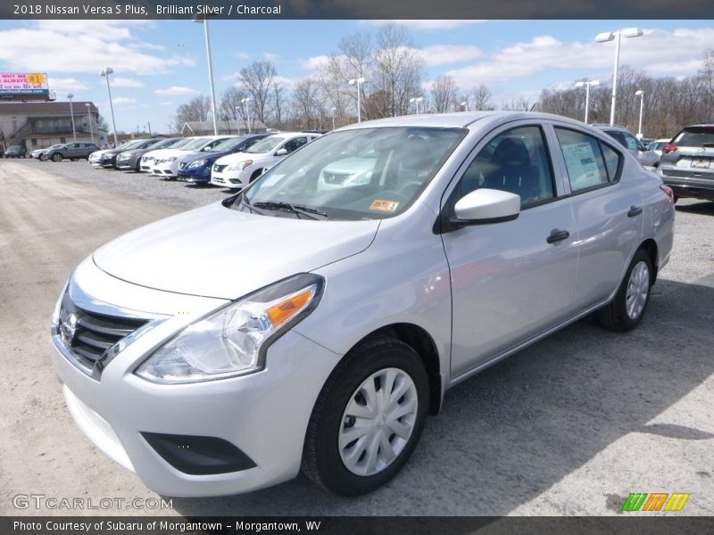 Front 3/4 View of 2018 Versa S Plus