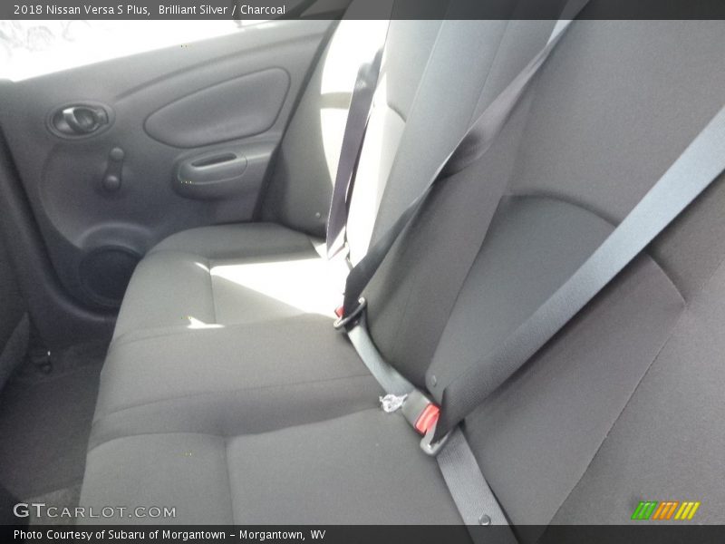Brilliant Silver / Charcoal 2018 Nissan Versa S Plus