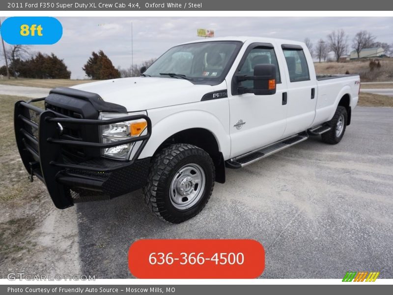 Oxford White / Steel 2011 Ford F350 Super Duty XL Crew Cab 4x4
