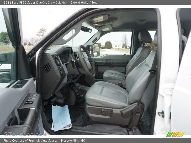 Oxford White / Steel 2011 Ford F350 Super Duty XL Crew Cab 4x4