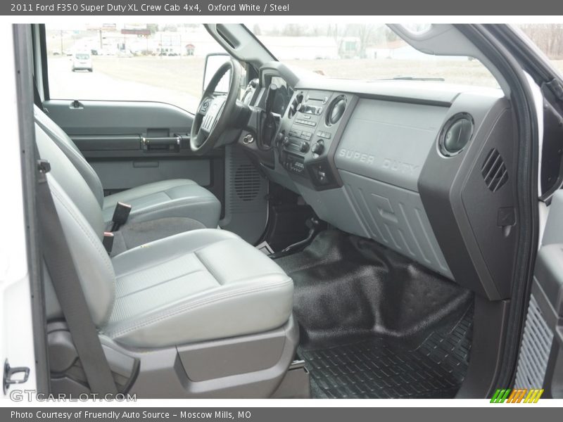 Oxford White / Steel 2011 Ford F350 Super Duty XL Crew Cab 4x4