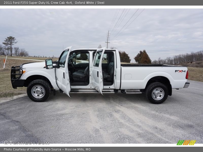 Oxford White / Steel 2011 Ford F350 Super Duty XL Crew Cab 4x4