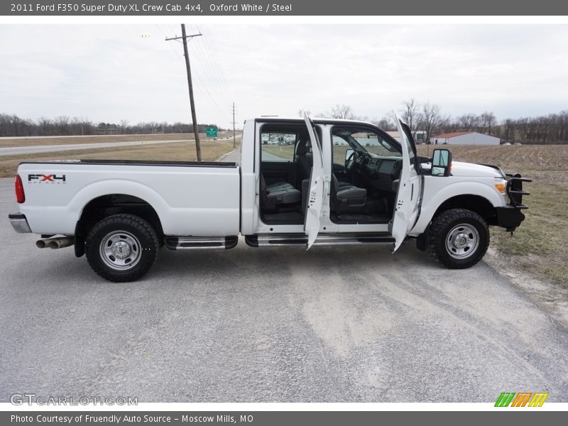 Oxford White / Steel 2011 Ford F350 Super Duty XL Crew Cab 4x4