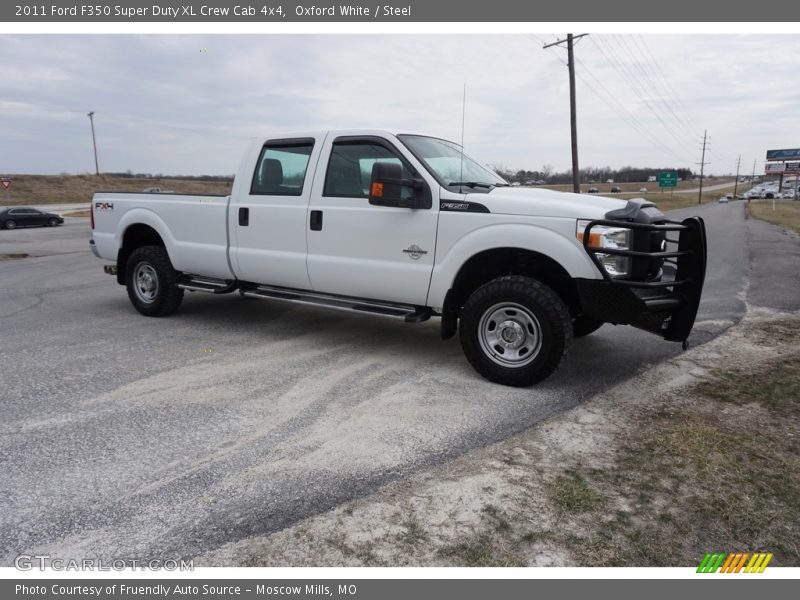 Oxford White / Steel 2011 Ford F350 Super Duty XL Crew Cab 4x4