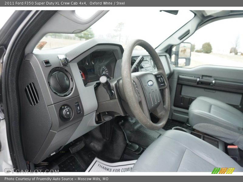 Oxford White / Steel 2011 Ford F350 Super Duty XL Crew Cab 4x4