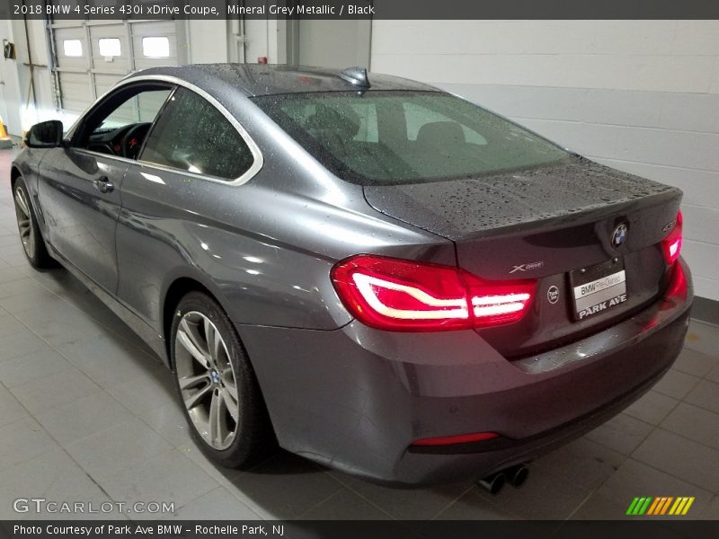 Mineral Grey Metallic / Black 2018 BMW 4 Series 430i xDrive Coupe