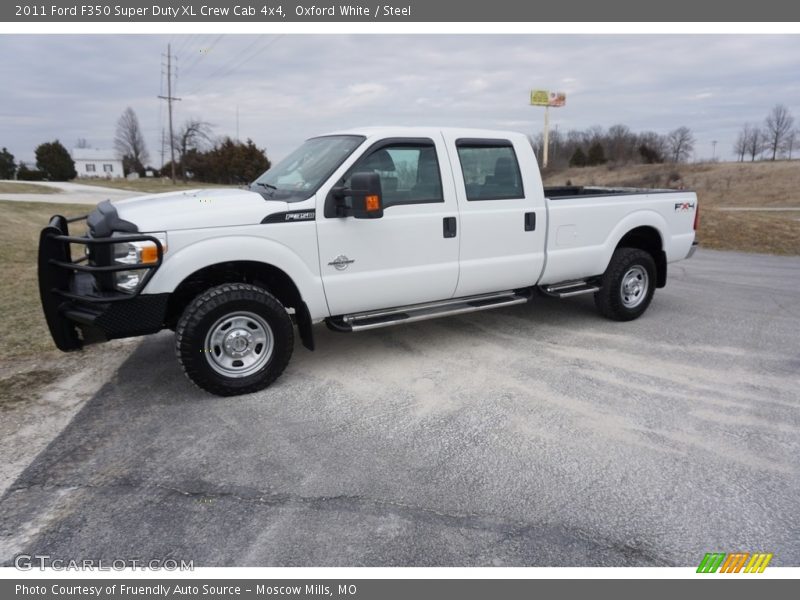 Oxford White / Steel 2011 Ford F350 Super Duty XL Crew Cab 4x4